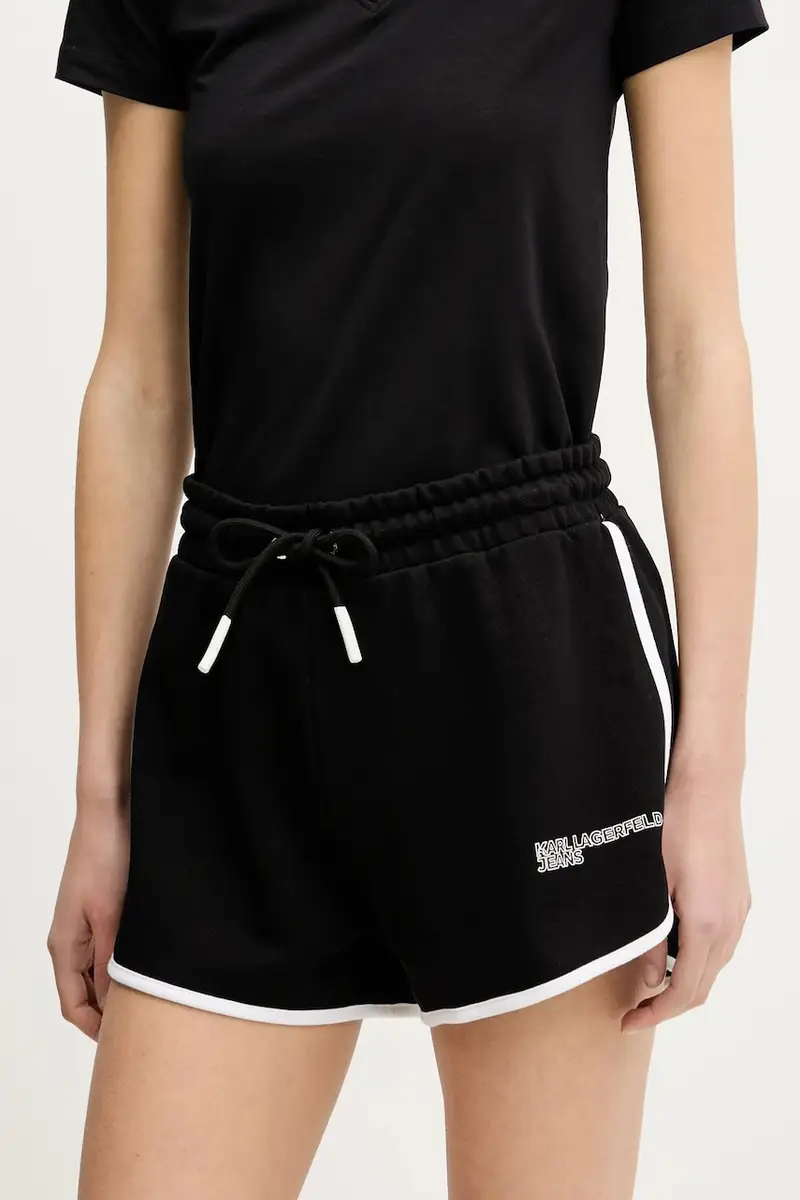 pantaloncini in cotone donna colore nero A2W10095