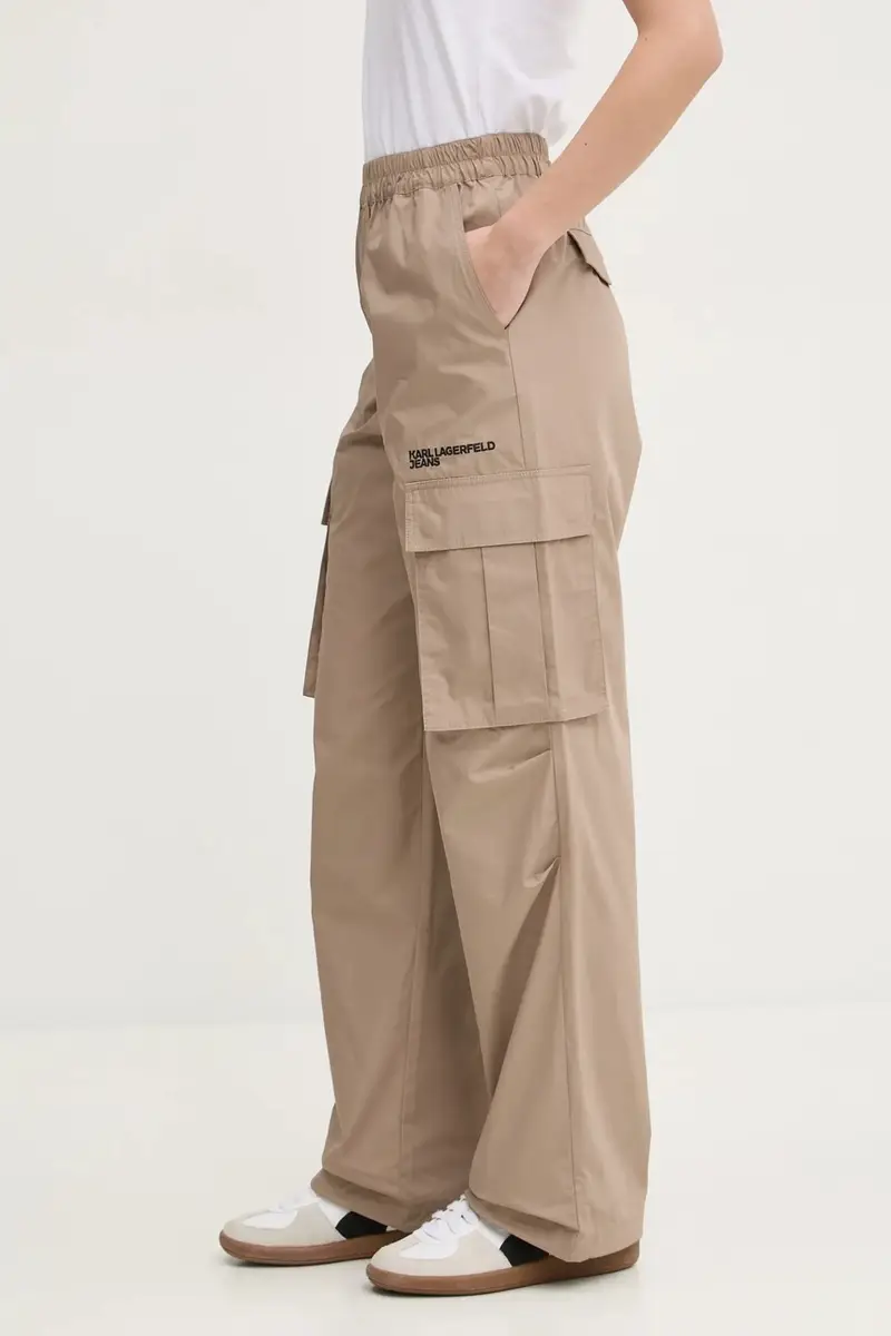 pantaloni donna colore beige A1W10062 miniatura 3