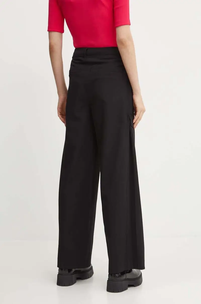 pantaloni donna colore nero 245J1002 miniatura 3