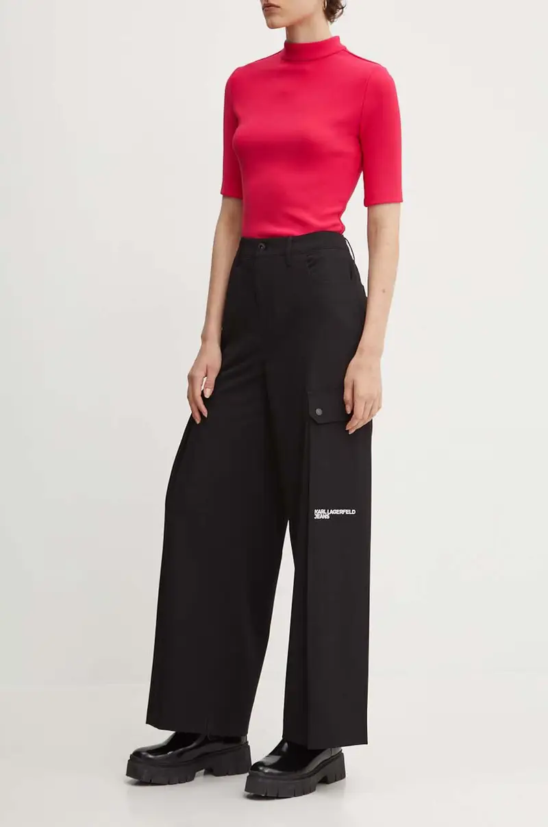 pantaloni donna colore nero 245J1002