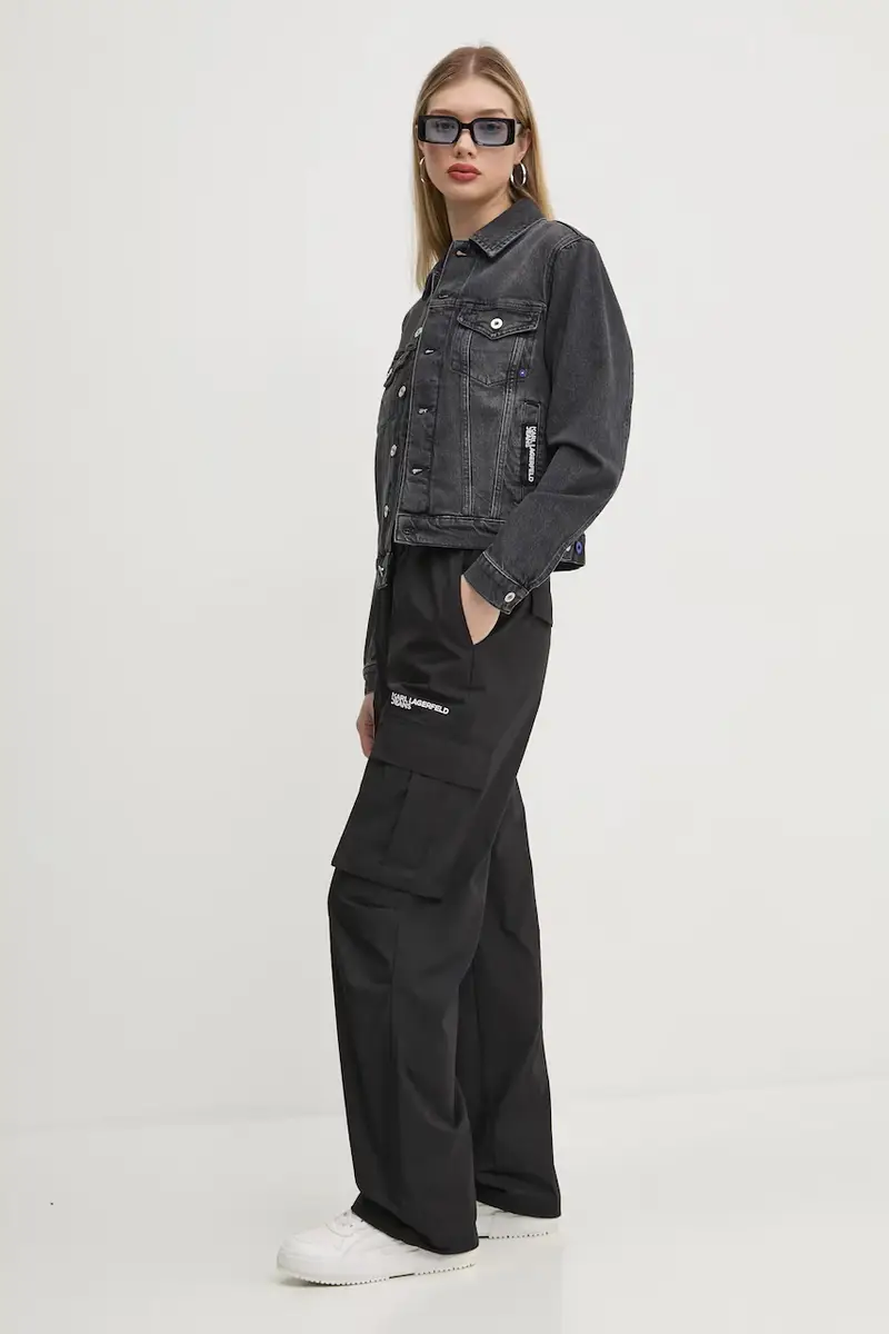 pantaloni donna colore nero A1W10062 miniatura 2