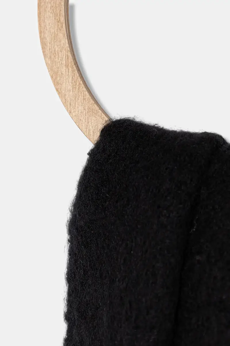 sciarpa donna colore nero A4W33101 miniatura 2