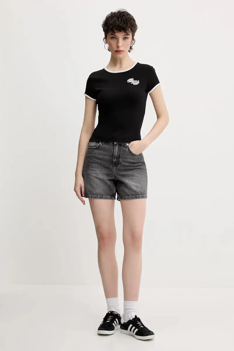 Karl Lagerfeld Jeans Jeans Donna Nero 3336977 miniatura 2