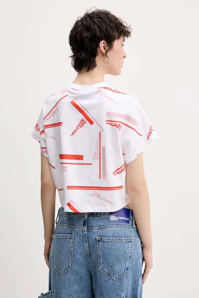 Karl Lagerfeld Jeans Jeans Donna Bianco 3124535 miniatura 3