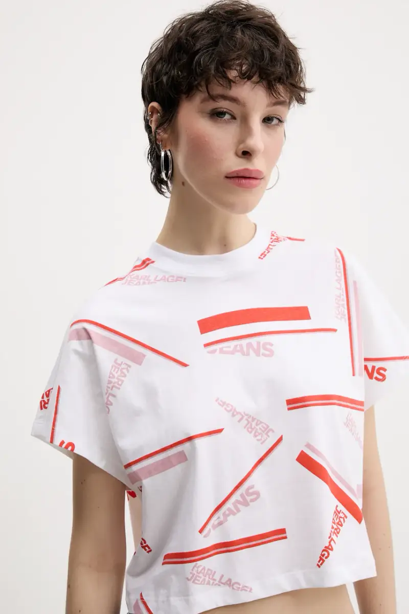 Karl Lagerfeld Jeans Jeans Donna Bianco 3124535 miniatura 4