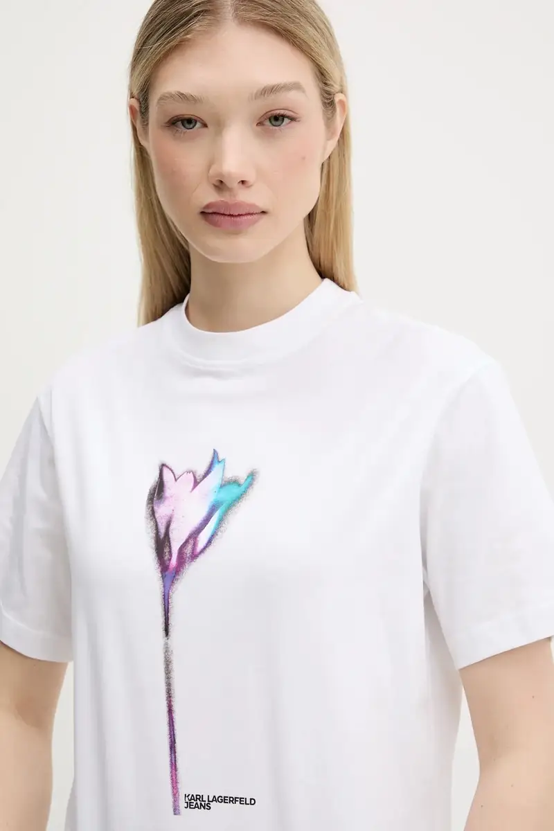 Karl Lagerfeld Jeans Jeans Donna Bianco 2885702 miniatura 4