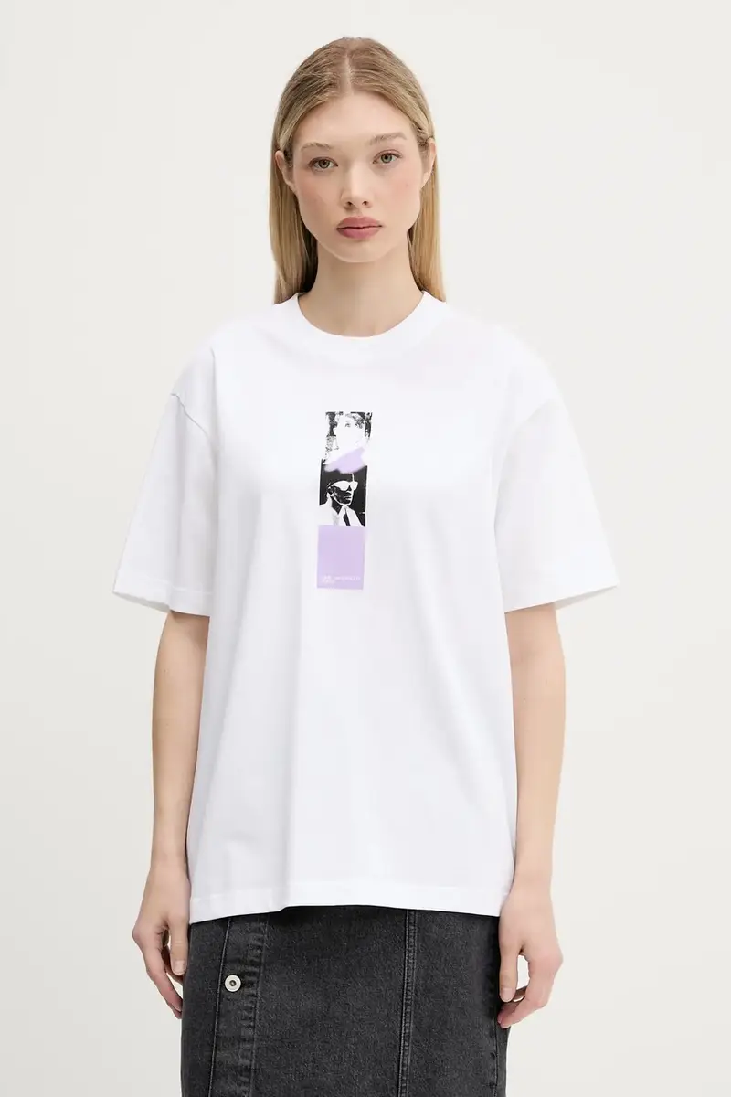 Karl Lagerfeld Jeans Jeans Donna Bianco 3302021 miniatura 3