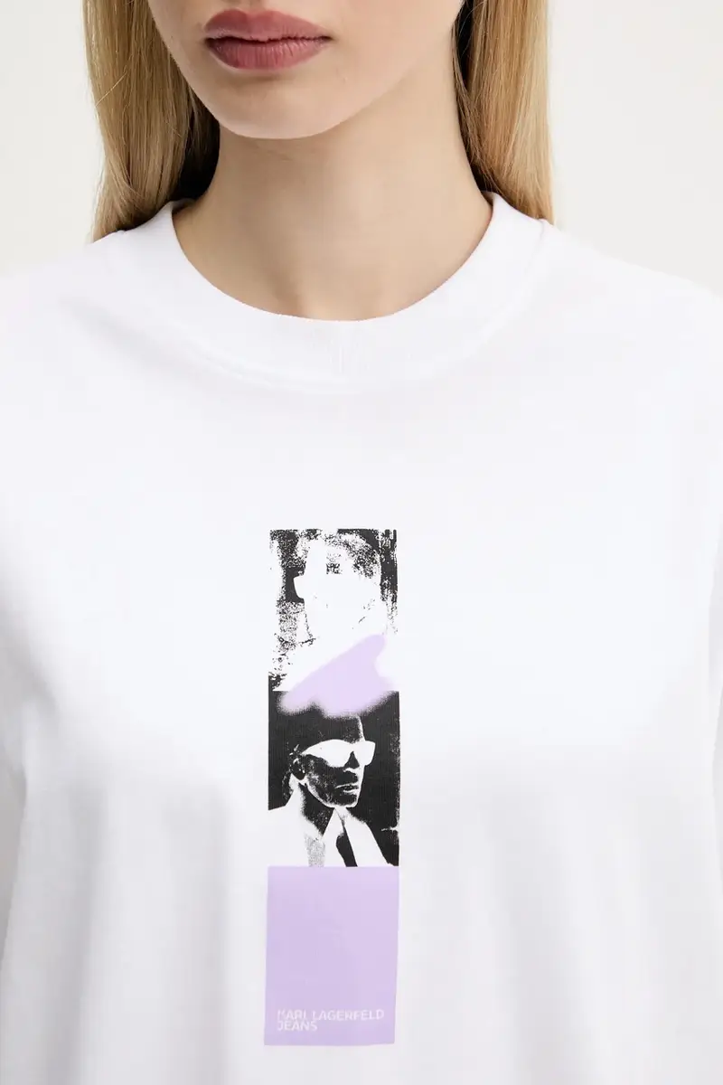 Karl Lagerfeld Jeans Jeans Donna Bianco 3302021 miniatura 5