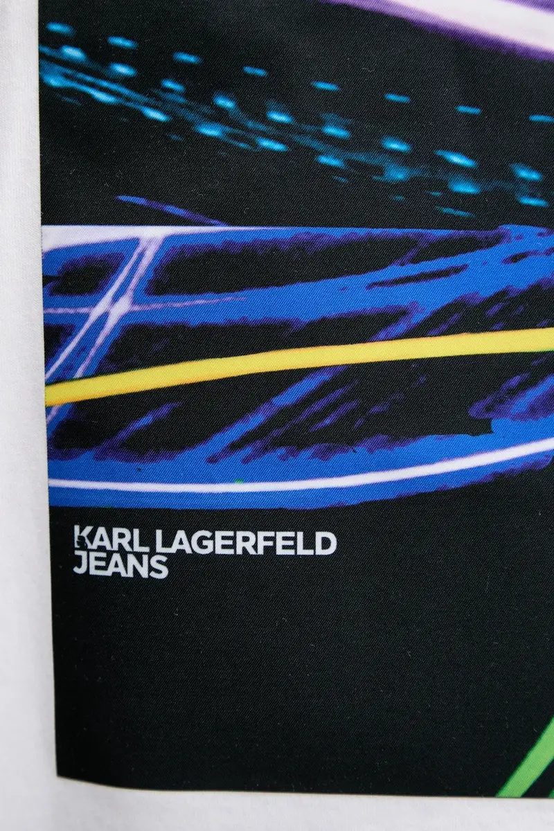 Karl Lagerfeld Jeans Jeans Donna Bianco 2885706 miniatura 5