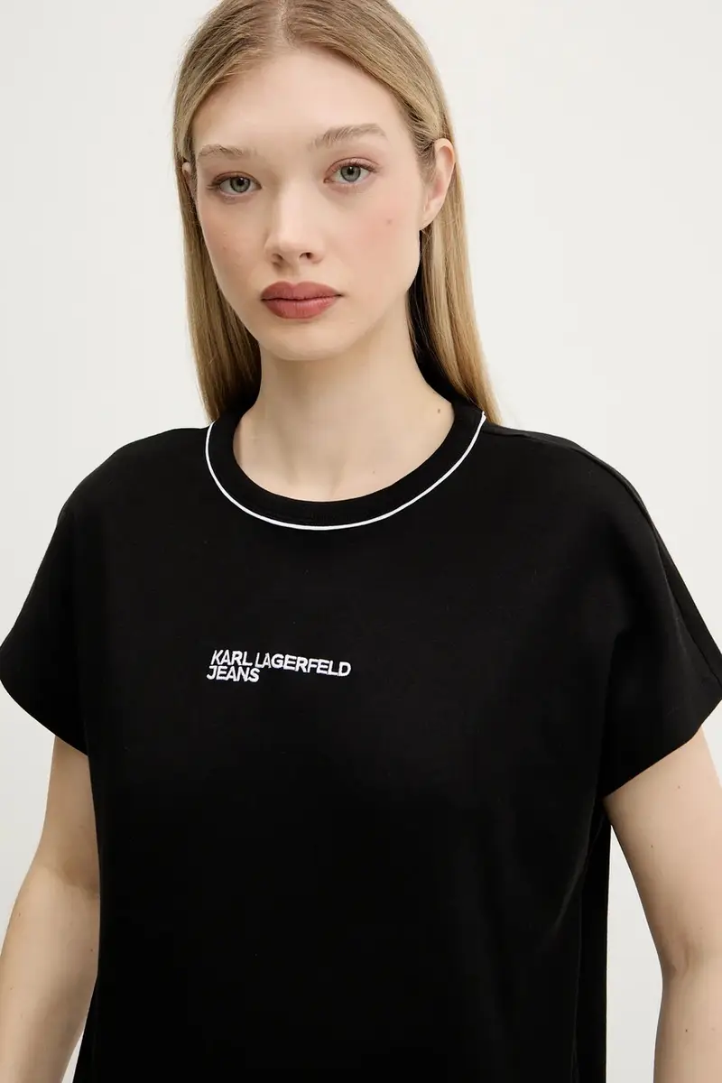 Karl Lagerfeld Jeans Jeans Donna Nero 2889957 miniatura 4