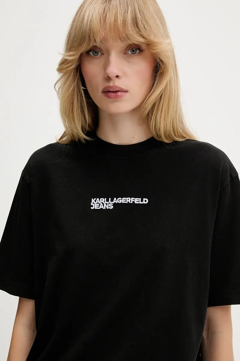 Karl Lagerfeld Jeans Jeans Donna Nero 3647635 miniatura 4