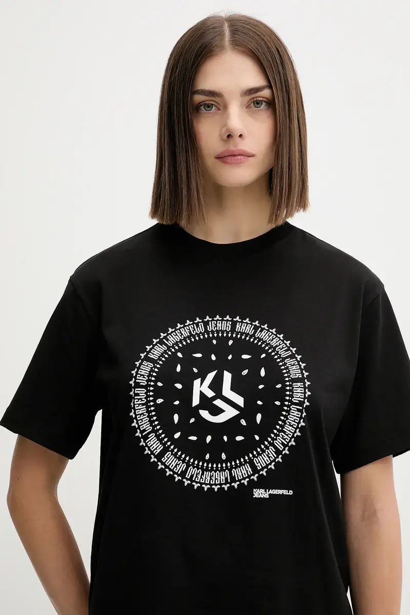 Karl Lagerfeld Jeans Jeans Donna Nero 3644888 miniatura 4