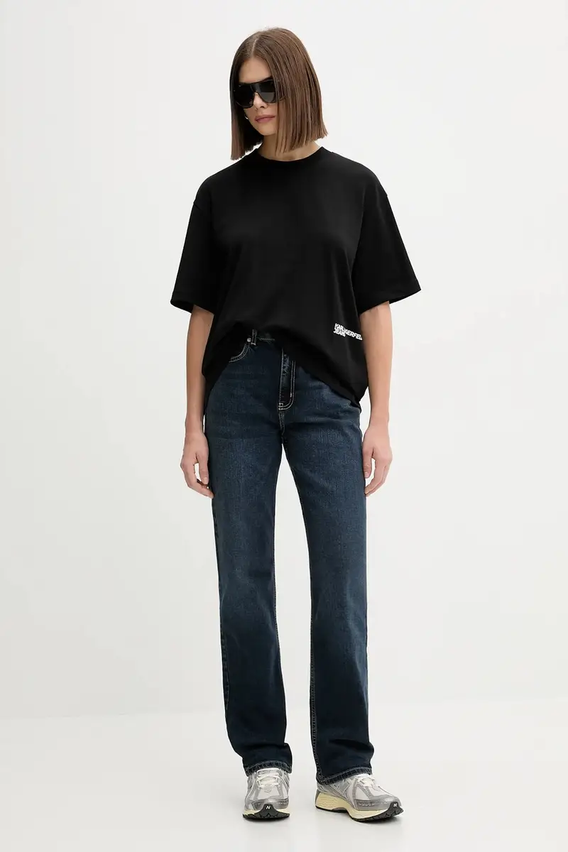 Karl Lagerfeld Jeans Jeans Donna Nero 3275723 miniatura 3