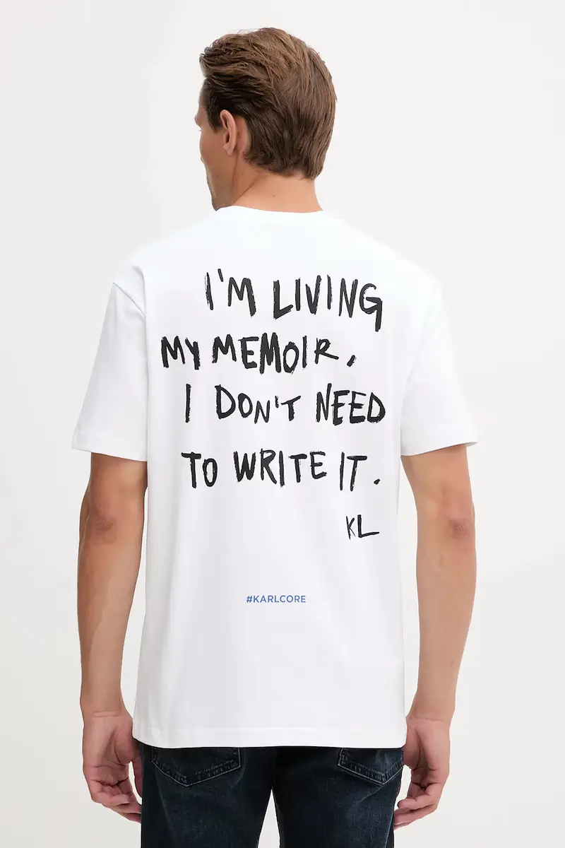 Karl Lagerfeld Jeans T-shirt Uomo Bianco 3577925