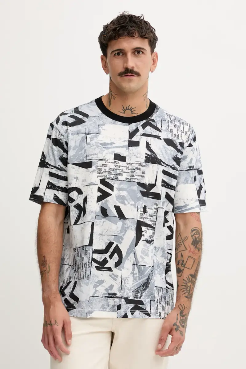 Karl Lagerfeld Jeans T-shirt Uomo Grigio 3611466