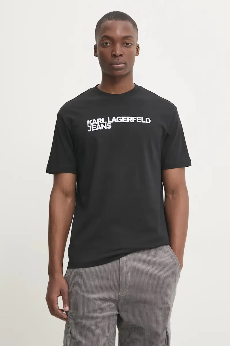 Karl Lagerfeld Jeans T-shirt Uomo Nero 3327194