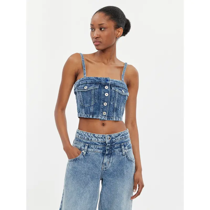 Karl Lagerfeld Jeans Top Blu 3204060