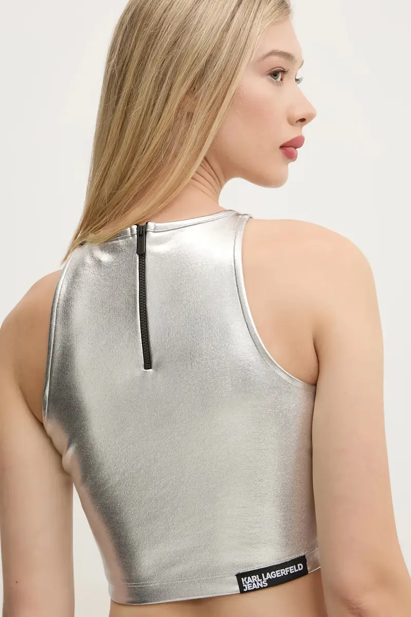 top colore argento A1W17040