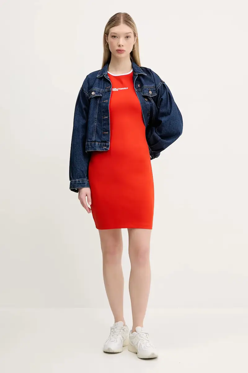 vestito colore arancione A2W13051 miniatura 2