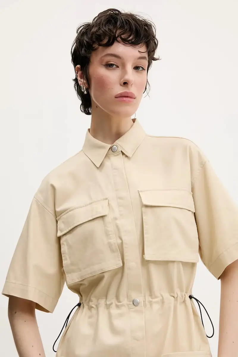 vestito colore beige A2W13017 miniatura 4