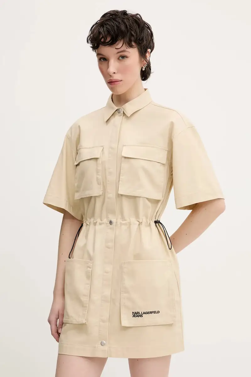 vestito colore beige A2W13017