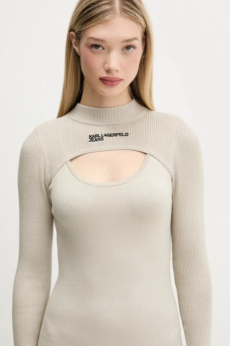 vestito colore beige A4W13010 miniatura 4