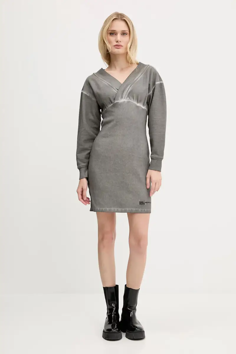 vestito colore grigio A3W13012 miniatura 2