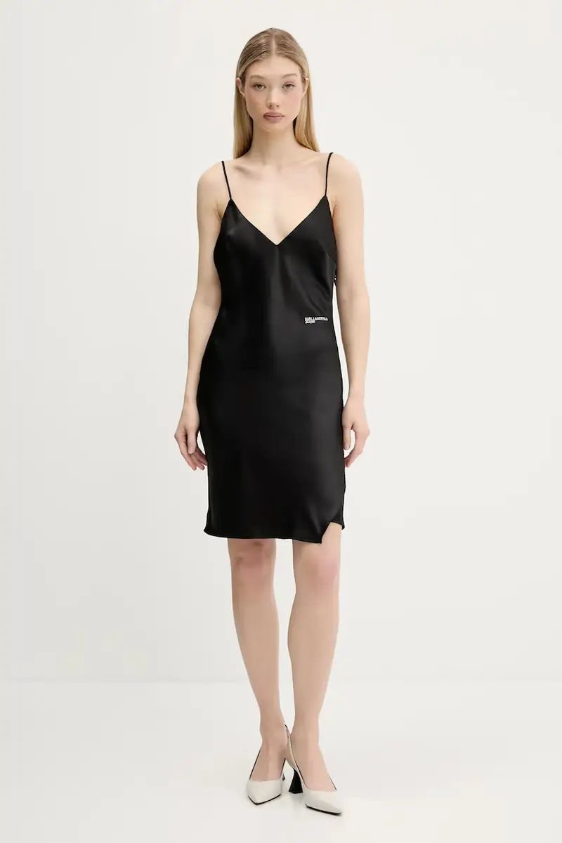 vestito colore nero A3W13045 miniatura 2