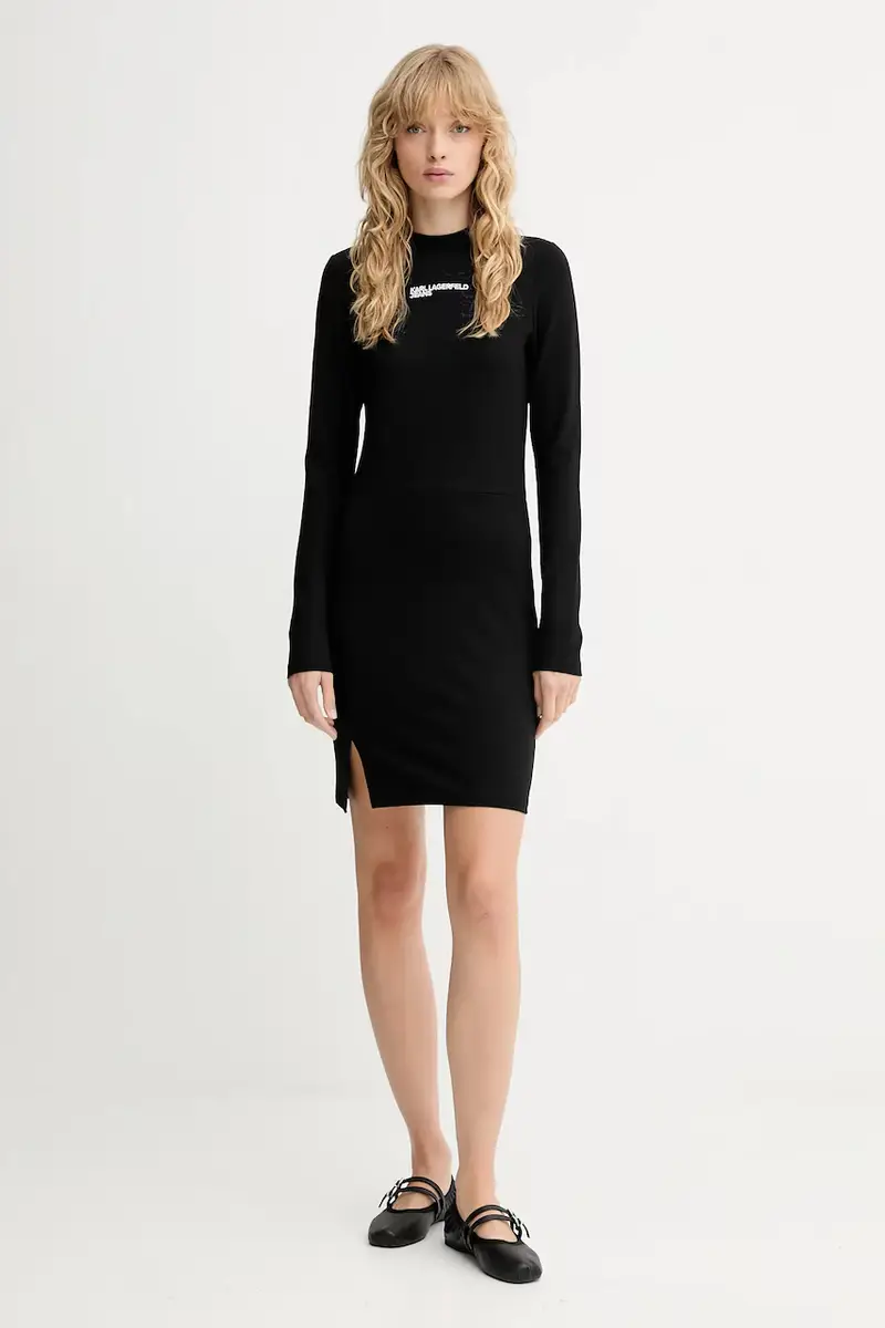 vestito colore nero A4W13005 miniatura 2