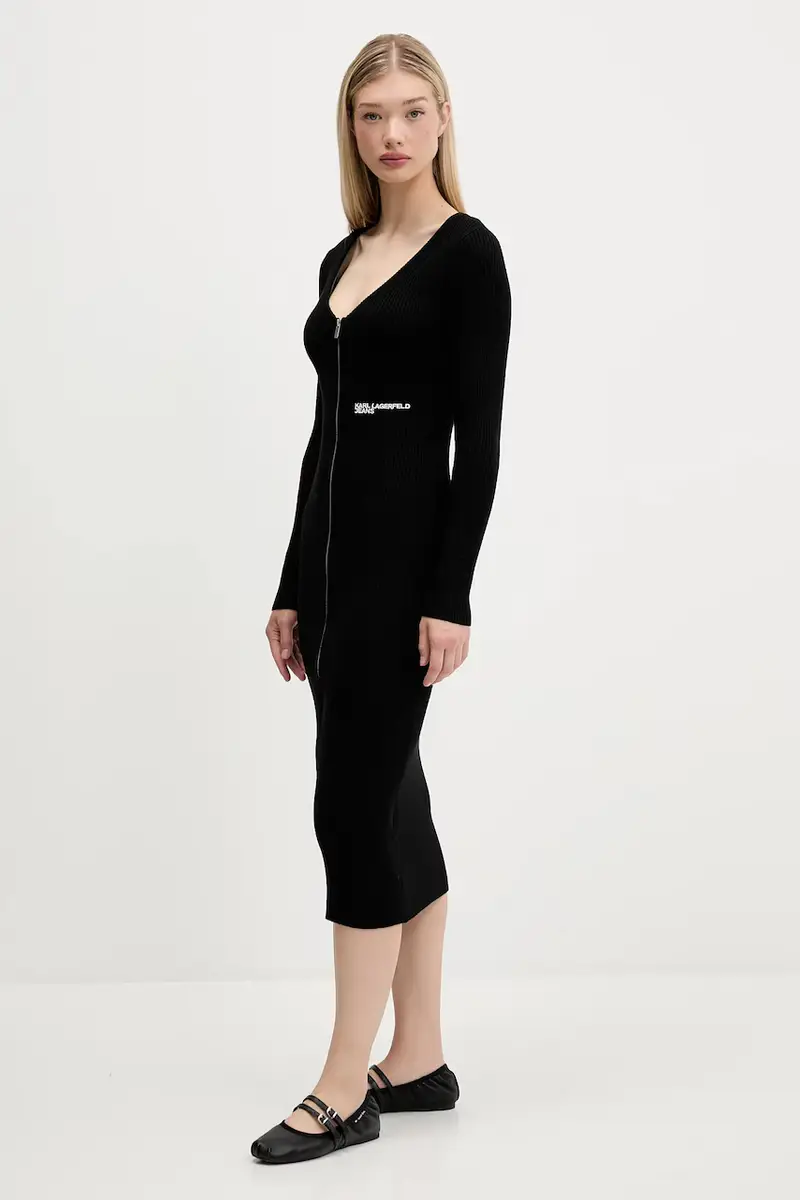 vestito colore nero A4W13011 miniatura 4