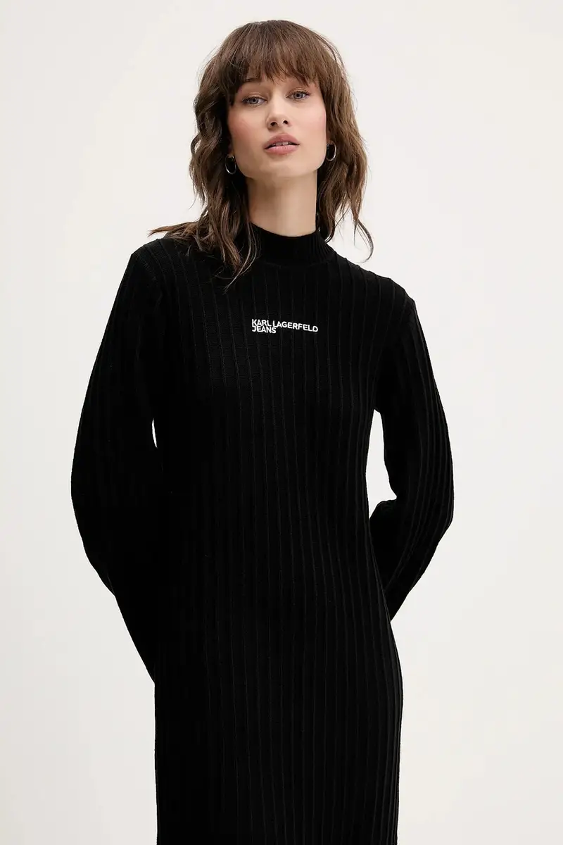 vestito colore nero A4W13012 miniatura 4