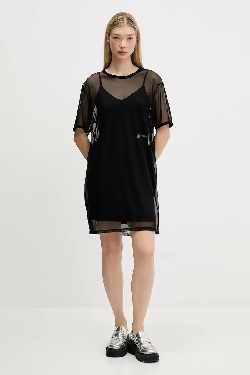 vestito colore nero A4W13048 miniatura 2