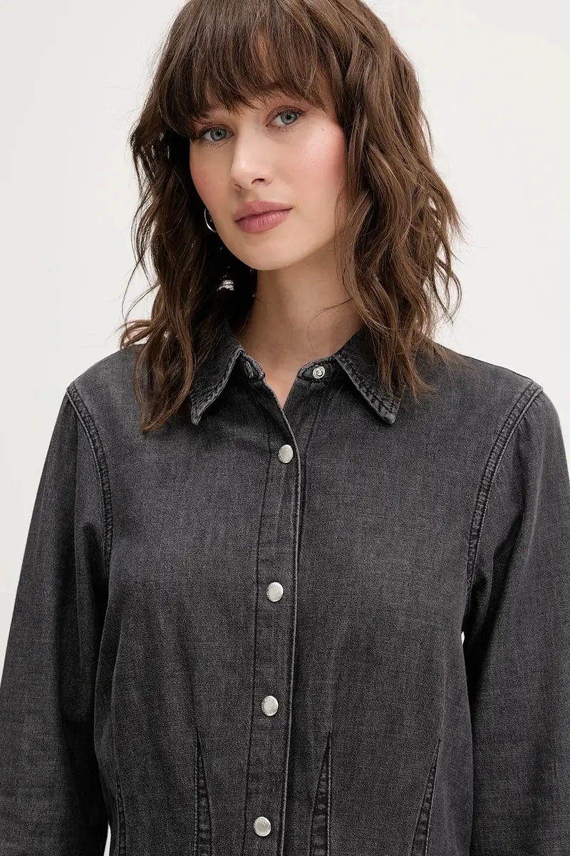 vestito di jeans colore grigio A4W13003 miniatura 4