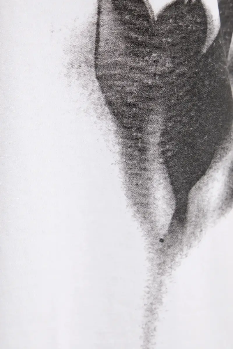 vestito in cotone colore bianco A3W13006 miniatura 5