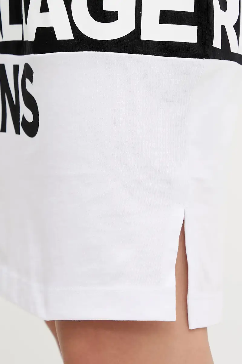 vestito in cotone colore nero A3W13005 miniatura 5