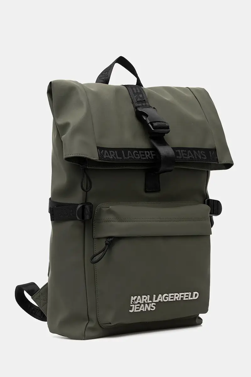 zaino uomo colore nero A3M30246 Verde miniatura 2