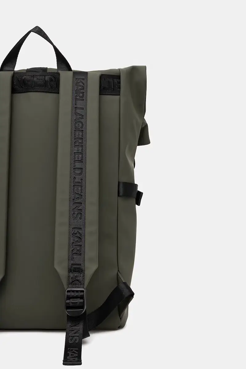 zaino uomo colore nero A3M30246 Verde miniatura 3