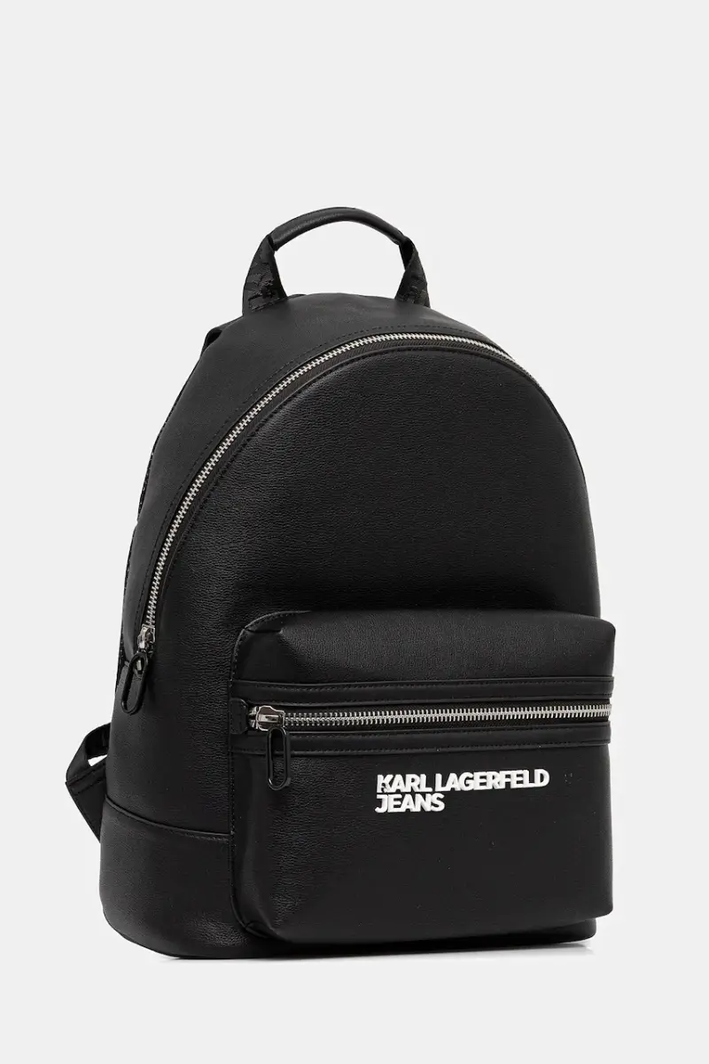 zaino uomo colore nero con applicazione A4M30314 miniatura 2