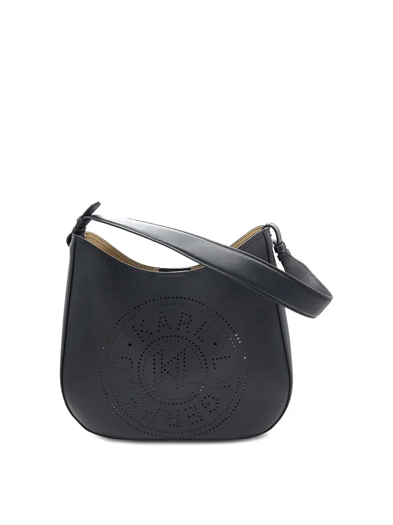 K/Circle Hobo Borsa perforato Nero