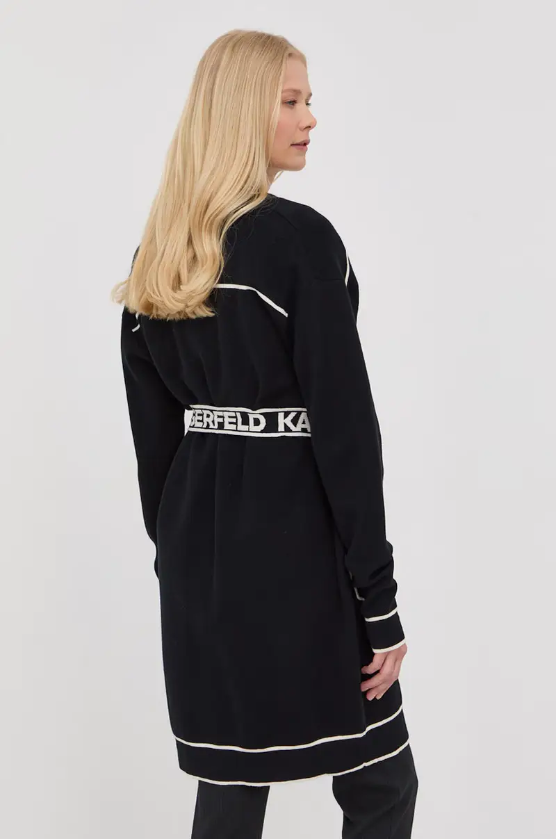 kardigan con aggiunta di lana Multicolore miniatura 3