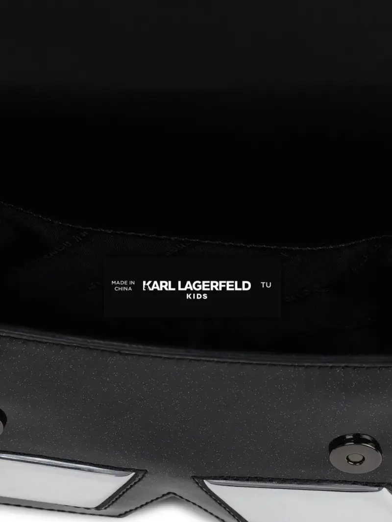 Borsa tote Ikon K nera Nero miniatura 3