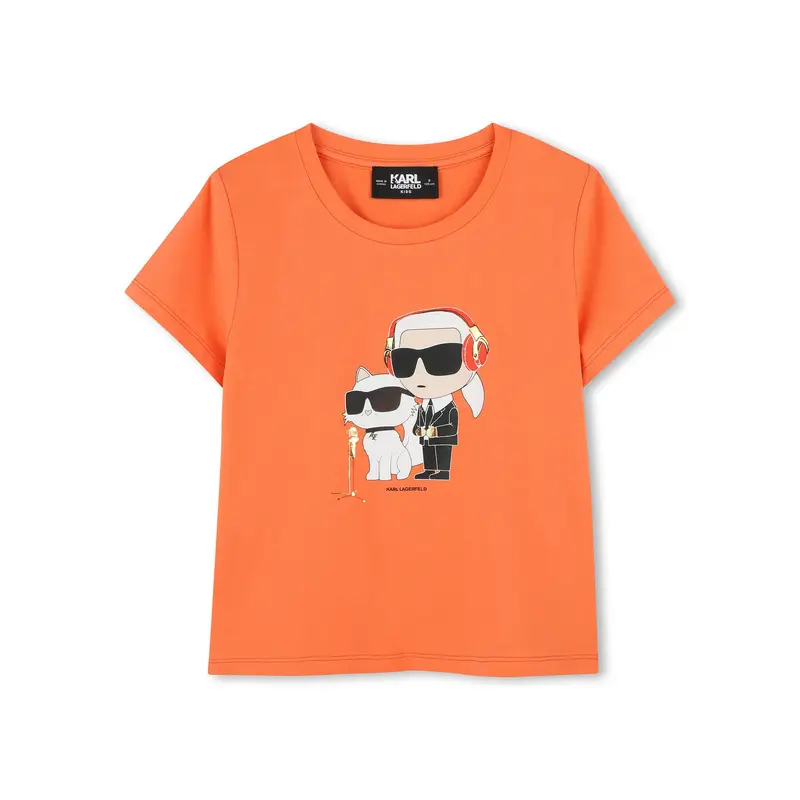 KARL LAGERFELD KIDS T-shirt Arancione 3213159