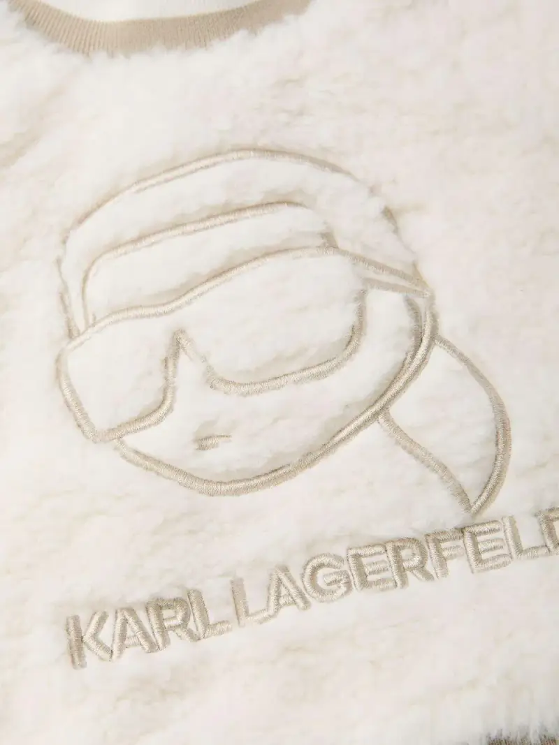 Karl Lagerfeld Kids Completo Bambino Ecru beige miniatura 2