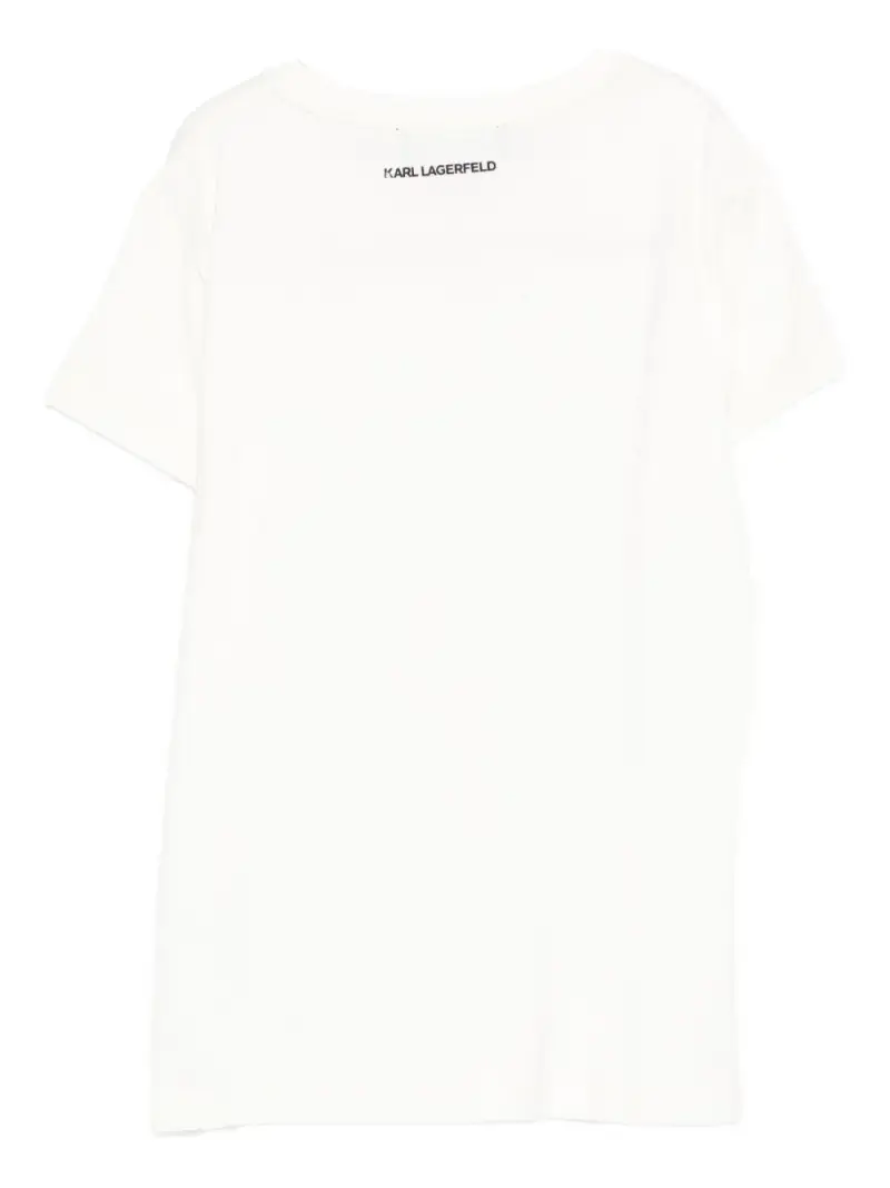 KARL LAGERFELD KIDS T-shirt Bambino Beige 4015784 miniatura 2