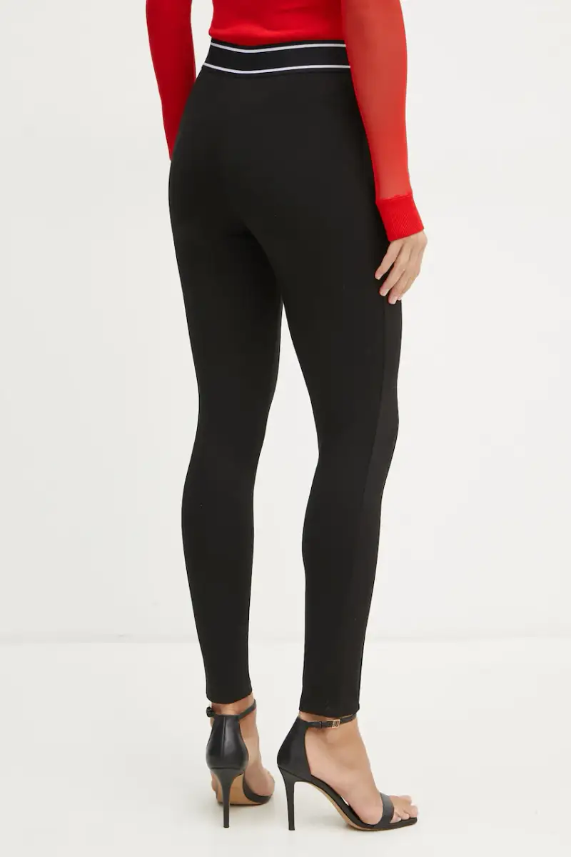Karl Lagerfeld Leggings Donna Nero 3327398 miniatura 3