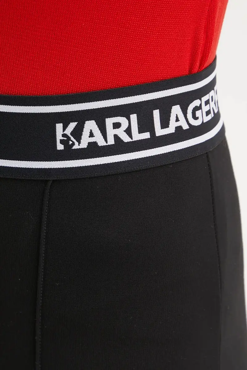 Karl Lagerfeld Leggings Donna Nero 3327398 miniatura 4