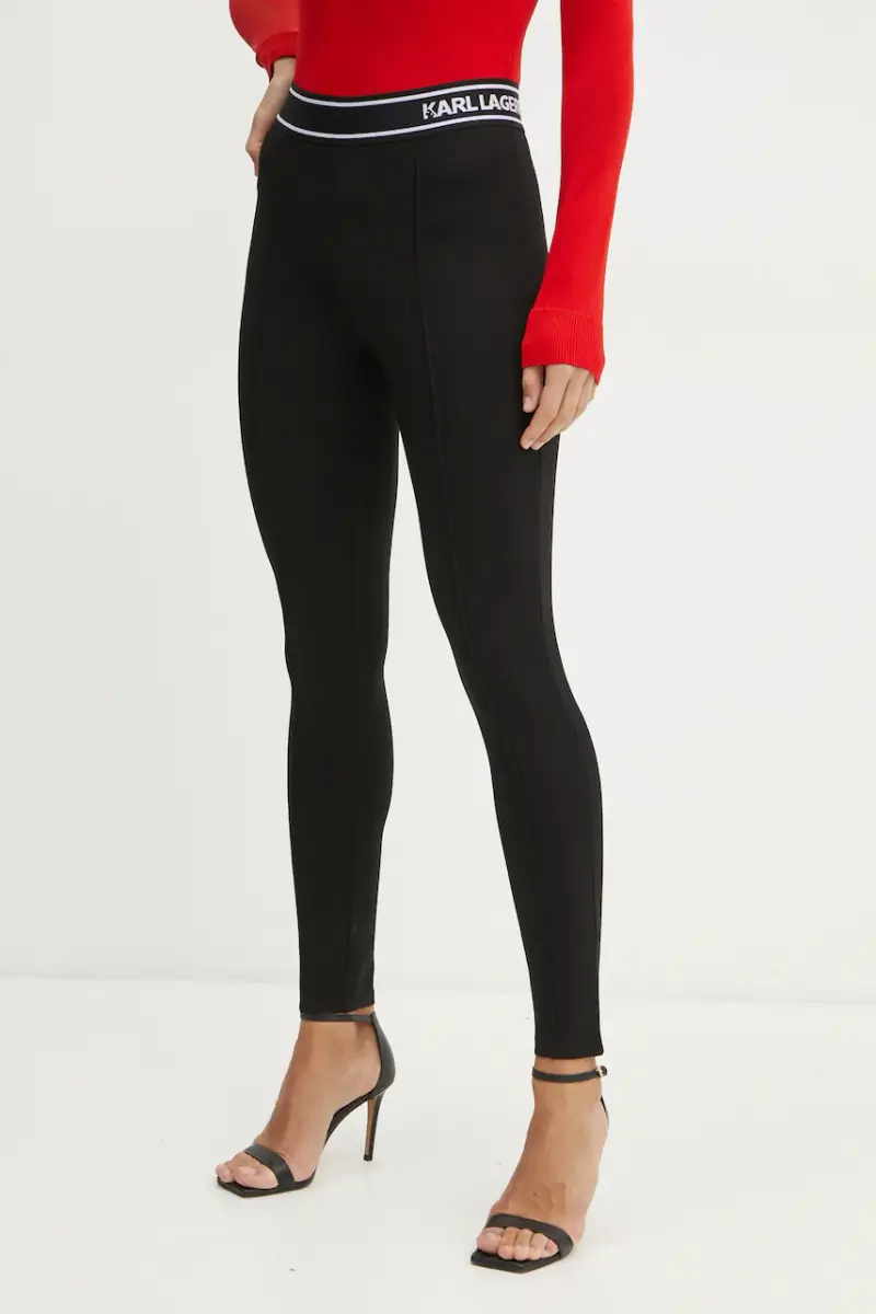 Karl Lagerfeld Leggings Donna Nero 3327398