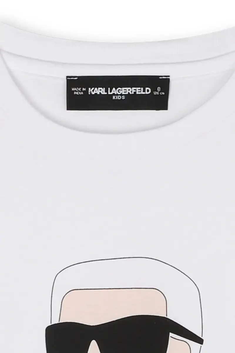 longsleeve in cotone bambino/a colore bianco Z30953 miniatura 3