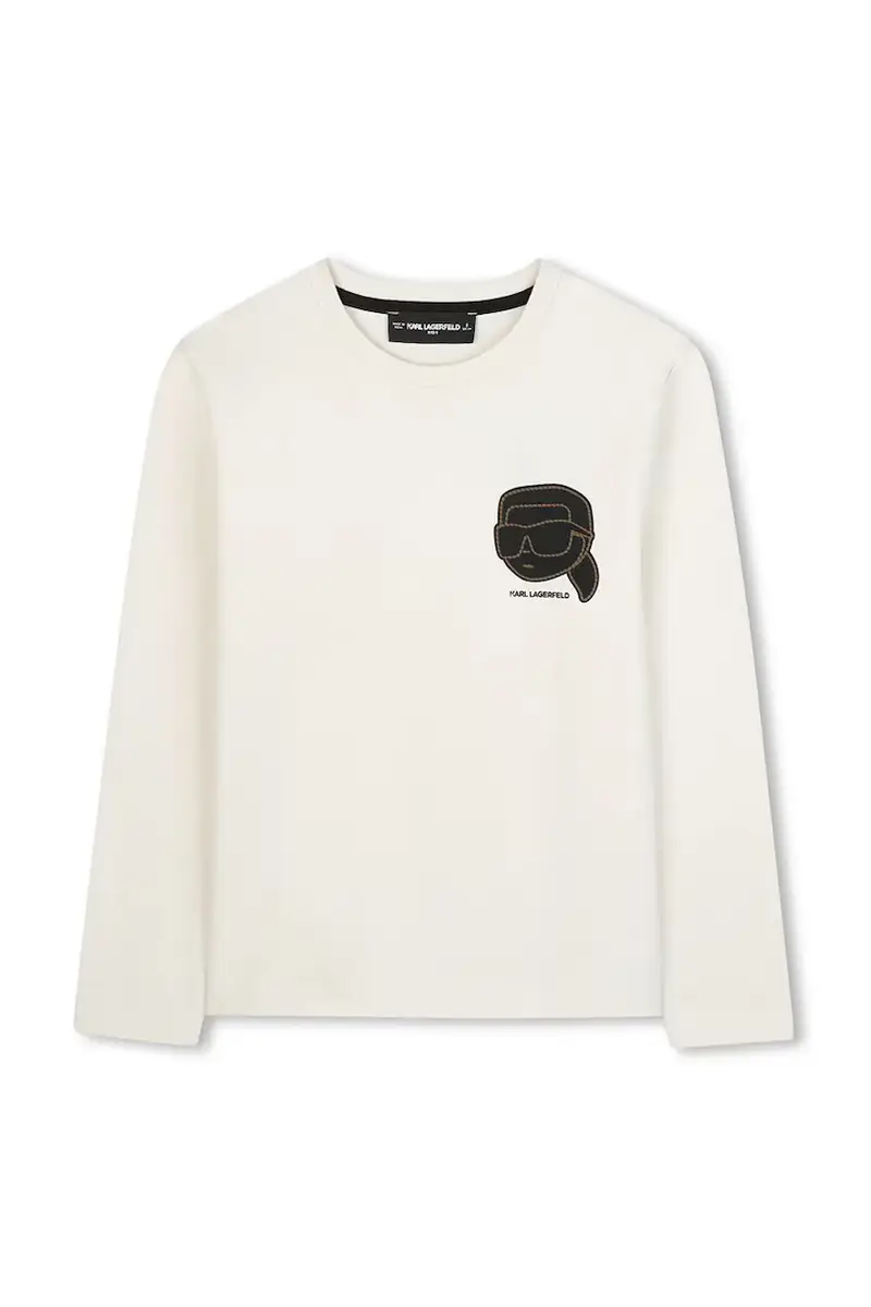 longsleeve in cotone bambino/a colore bianco Z30955