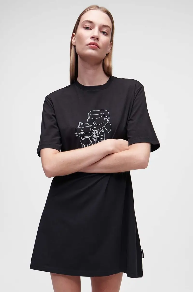 maglia da notte donna colore nero miniatura 2